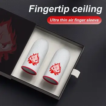 1 пара чехлов для пальцев для мобильной игры PUBG, дышащий светящийся чехол для большого пальца