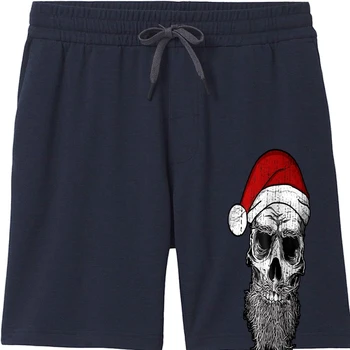 2018 Летние мужские шорты X Mas Skull Мужские Шорты Weihnachten cool Weihnachtsmann Плохой Санта Злой Гешенк Пользовательские Мужские Шорты