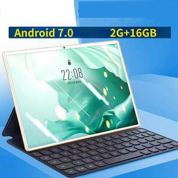 2023 Новый горячий 10,1-дюймовый планшетный пк Android 7,0 2 ГБ ОЗУ 16 ГБ Пзу Wifi Fdd Lte Фаблет Планшетный ПК Gps планшет для подарков