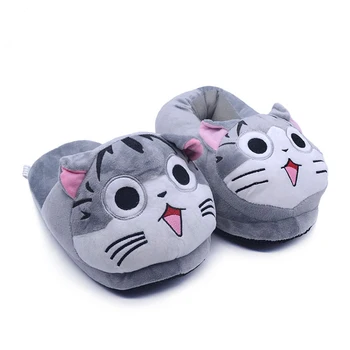 28 см Аниме Chi's Sweet Home Cat Тапочки, Мультяшный костюм для косплея, обувь для кошек, Мужская и женская Домашняя Зимняя теплая обувь, подарки