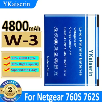 4800 мАч YKaiserin Аккумулятор W-3 Для Netgear Sierra 760 S 762 S 763 S 785 S Новый Bateria + Трек-код
