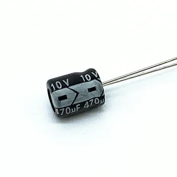 50ШТ Электролитический конденсатор высокого качества 10V470UF 6*7 мм 470UF 10V 6*7 мм
