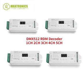 DC12-24V 1 2 3 4 5-Канальный Постоянный Декодер Напряжения D1-CX D2-CX D3-CX D4-CX D5-CX DMX512 RDM 1CH 2CH 3CH 4CH 5CH Для светодиодного Освещения