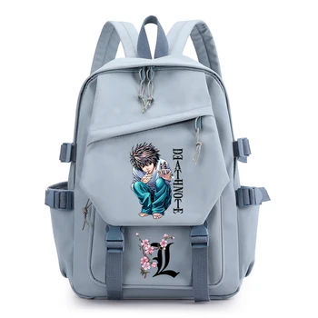 Death Note Дорожный рюкзак для ноутбука, Повседневный рюкзак, Женская сумка для колледжа для девочек, Корейская школьная сумка для мальчика, сумка для книг Mochila Feminina