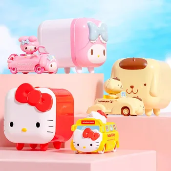 Hello Kitty Melody Cinnamoroll Pochacco Бад Бадц-Мару Всадник Семейная Серия Sanrio Фигурка Игрушки Куклы Подарки для Детей