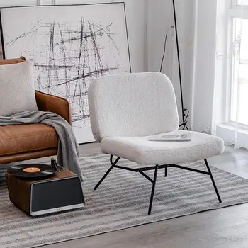 Nordic Sofa Диван И столовый гарнитур дизайнерская мебель Диван-кресло Lazy Sofa Односпальное кресло Lamb Sofa Nordic Sofa Мебель для гостиной
