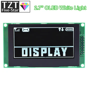 TZT 2,7-Дюймовый OLED-дисплей С Разрешением Модуля 128*64P SSD1322 16Pin SPI PM Материал SPI 16 Уровней Серого Для Arduino