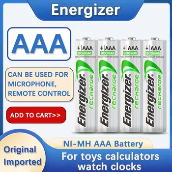 Аккумулятор Energizer 1.2 В AAA, 900 мАч, NI-MH Аккумулятор 1.5 В AAA для часов, мышей, компьютеров, игрушек и так далее