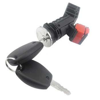 Бочкообразный выключатель зажигания с одной клавишей 4 контакта для Renault Clio Dacia Logan Sandero 806016505R 487004184R