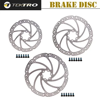 Велосипедный ротор TEKTRO 160/180/203 мм Запчасти для горных велосипедов Гидравлический дисковый тормоз для MTB Шоссейные Складные велосипедные Тормозные колодки
