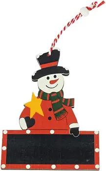 Деревянные украшения для Рождественской елки, Доска для поделок, подвески в виде Санта-Клауса, снеговика, безделушки с веревкой, персонализированные поделки на Рождество