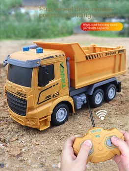 Детский грузовик с дистанционным управлением Автобетоносмеситель Самосвал Модель Инженерного транспортного средства