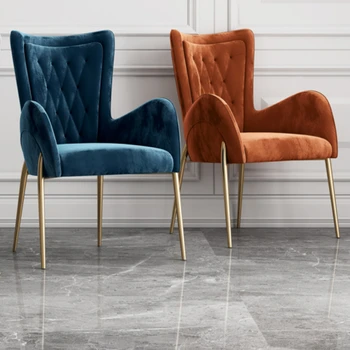 Дизайнерские Современные обеденные стулья, роскошные обеденные стулья для кухни и гостиной в скандинавском стиле, Эргономичная домашняя мебель Eetstoelen B1