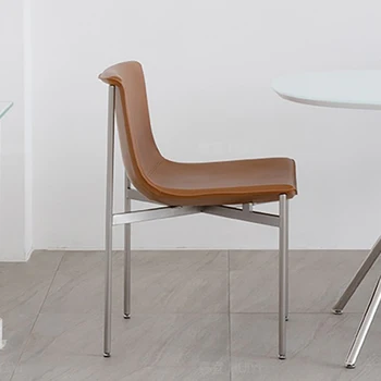Европейский обеденный стул с металлическими итальянскими спинками, офисный стул для дома, отеля, конференц-зала, гостиной, Sillas Comedor Мебель для дома