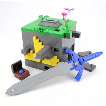 Знаменитая Модель MOC Bricks Hailar Scene Building Blocks Master Link Расшифруйте Тайну Шкатулки, Замка, Игры, Оружейных Кирпичей, Детских Игрушек