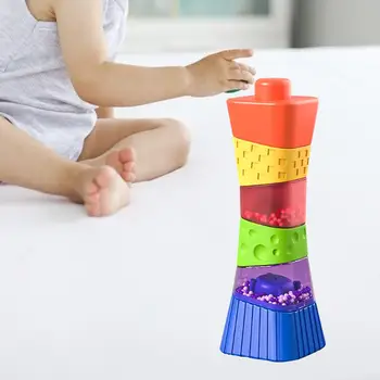 Игра-головоломка с балансировочным блоком, сенсорная игрушка для малышей, интеллектуальная игра для малышей, мальчиков, девочек, подарок на день рождения
