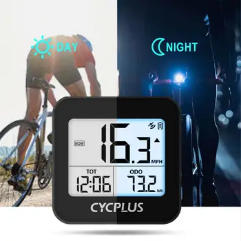 Интеллектуальная кодовая таблица Bluetooth Cyclplus G1 Измеритель кода велосипеда Водонепроницаемый Счетчик скорости езды на велосипеде Кодовая таблица Мощная Многофункциональная
