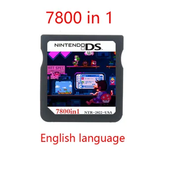 Карта картриджа для видеоигр 7800 в 1 DS Поддерживает NDS 3DS 3DSLXL 2DS NDSL Simulation GBA GBC FC MD NES