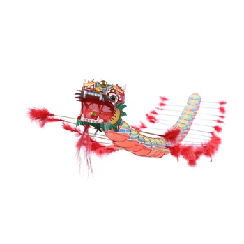 Китайский традиционный воздушный змей дракон Пластиковые складные игрушки для детей на открытом воздухе
