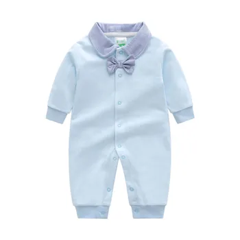 Комбинезон для маленьких девочек и мальчиков с длинным рукавом, цельная одежда для ползания для новорожденных, милое детское боди, повседневные комбинезоны для малышей, пижамы для малышей