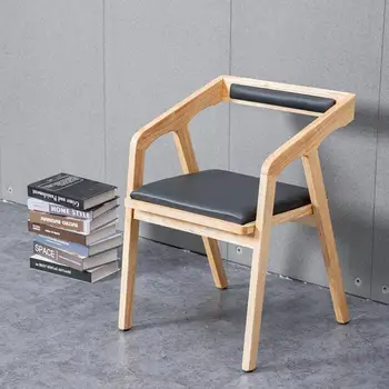 Креативный минималистичный деревянный стул из ткани, дизайн макияжа для гостиной, офиса, стулья для столовой, Усовершенствованный стол, кухонная мебель Mueblesa