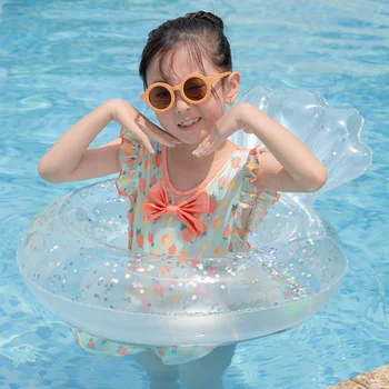Надувной бассейн с плавательным кругом для взрослых и детей, Круг для плавания, Надувной матрас, Игрушки для бассейна для летней вечеринки, пляжа
