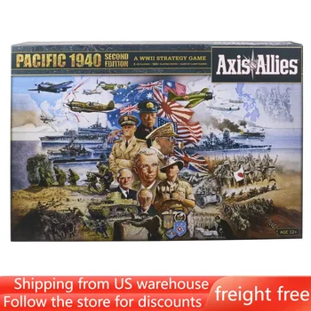 Настольная стратегическая игра Axis & Allies Pacific 1940, Второе издание Второй мировой войны, Настольные социальные игры для всей семьи, друзей за столом