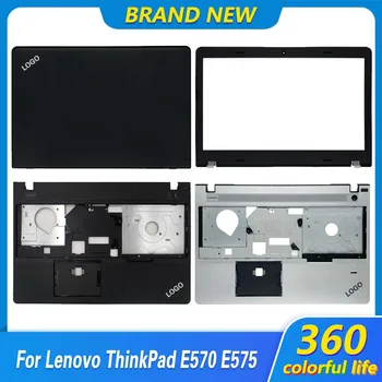 Новый чехол для ноутбука Lenovo Thinkpad E570 E575 E570C ЖК-задняя крышка Передняя панель Подставка для рук Верхняя Верхняя панель клавиатуры отпечаток пальца