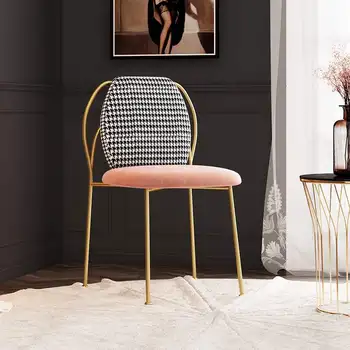 Обеденные стулья в скандинавском дизайне, расслабляющие, роскошные, экономящие пространство Обеденные стулья, мягкая уличная мебель sillas comedor для кухни HY