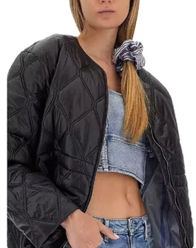 Осенне-зимнее женское пальто 2023, Приталенное повседневное, с круглым вырезом, с длинным рукавом, на молнии, однотонная куртка на шнуровке