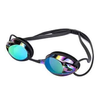 Очки для плавания Мужские Женские Водонепроницаемые очки с гальваническим покрытием высокой четкости, очки для соревнований по плаванию, очки для плавания