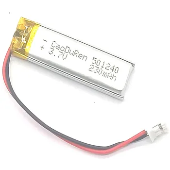 Перезаряжаемый литий-полимерно-ионный аккумулятор 230 мАч 501240 для ноутбука GPS планшета электрических игрушек MP3 мобильного питания MP4