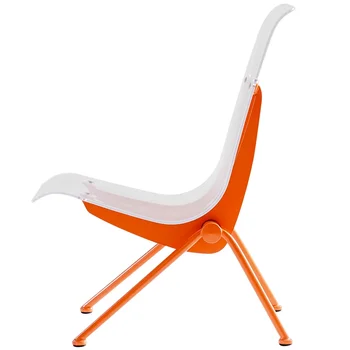 Пластиковое прозрачное скандинавское кресло, эргономика из смолы, офисный пол, акриловое кресло, балкон