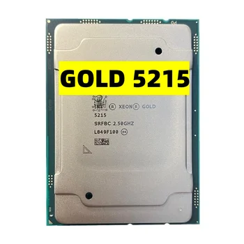 Подержанный процессор Xeon GOLD 5215 SRFBC 2.50 ГГц 13.75 МБ Smart Cache 10-Ядерный 20-Потоковый Процессор 85 Вт LGA3647 CPU GOLD5215 Бесплатная Доставка