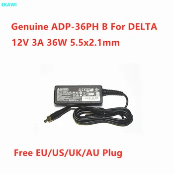Подлинный DELTA ADP-36PH B 12 В 3A 36 Вт 5,5x2,1 мм адаптер переменного тока для источника питания зарядного устройства
