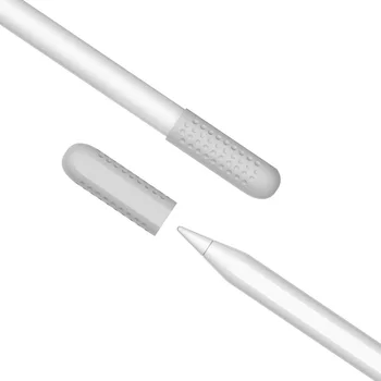 Подходит для силиконовых защитных чехлов Apple Pencil, защитных чехлов для силиконовых наконечников Apple Pencil 1 и 2 поколения, чехлов для карандашей ipad.
