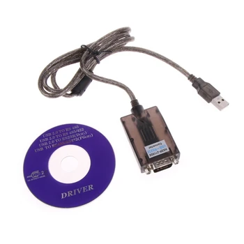 Преобразователь USB в RS232 Кабель USB RS-232 Последовательный разъем DB9 PL2303 J60A