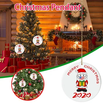 Рождественский Санта 2020, украшение для лица, Рождественская елка, домашний декор