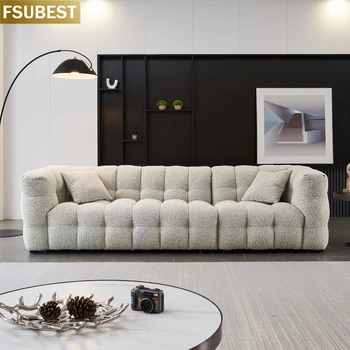 Роскошная гостиная Современный дизайн Мебель для дома Угловой диван Бархатная ткань для дивана-кровати Комплект диванов для гостиной