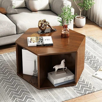 Скандинавская мебель для гостиной, Чайные журнальные столики, бытовой Многофункциональный Креативный столик рядом с диваном, Маленький семейный угловой столик