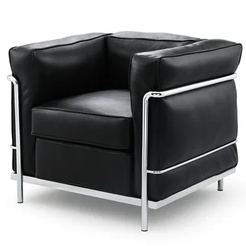 Скандинавский дизайнерский стул Офисные стулья Кресло со спинкой для дома, гостиной, Кожаное Элегантное кресло для отдыха, диван, современная мебель