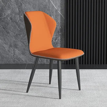 Современные роскошные обеденные стулья Nordic Кухонные Табуреты для отдыха Модные Креативные Ресторанные обеденные стулья Мебель для дома в гостиной