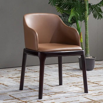 Современные стулья для гостиной, Роскошные Портативные Эргономичные Кожаные Индивидуальные кресла для отдыха, Дизайнерский шезлонг Pliante Furniture MQ50KT