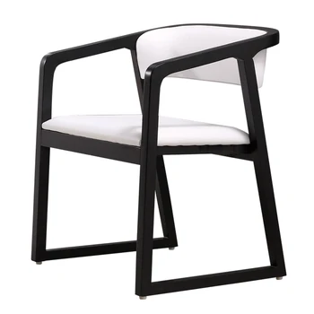 Трон-салон, кухонные обеденные стулья, офисные стулья скандинавского дизайнера, белые бархатные обеденные стулья, эргономичная складная мебель Fauteuil, год выпуска