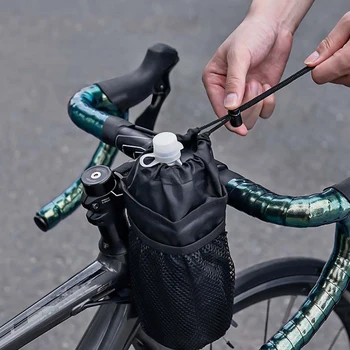 Универсальная велосипедная изолированная сумка для чайника на руль с сетчатым карманом, сумки для держателя чайника для электрического скутера Мотоцикла