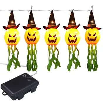 Хэллоуин призрак тыква фонари 3D водонепроницаемый тыква фонарь праздничные огни крытый открытый декор партии, декор для патио