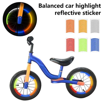 Цветные светоотражающие наклейки для велосипедов, Светоотражающие наклейки для шин, Светоотражающие наклейки для балансировочных автомобилей, Светоотражающие наклейки с ночным предупреждением
