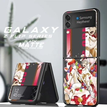 Чехлы Bungo Stray Dogs Girls Для Samsung Galaxy Edge Hard ZFlip Z Flip Flip3 Flip4 5G Zflip3 Zflip4 Luxury